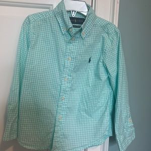 Ralph Lauren button down long sleeve shirt boys